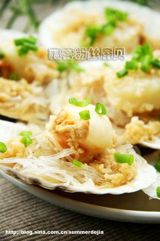 蒜茸粉丝扇贝的做法