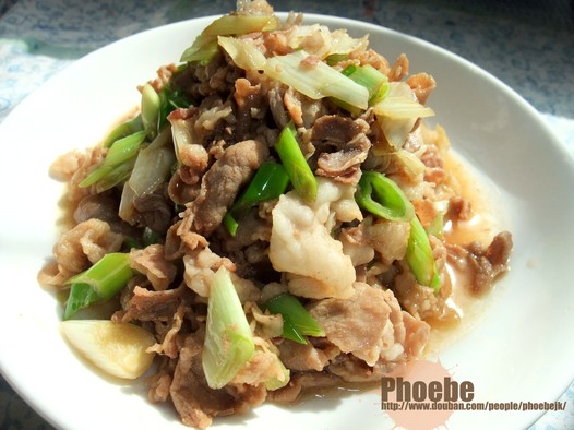 葱爆羊肉的做法