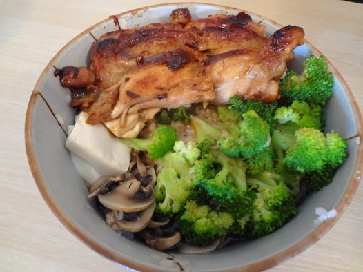 照烧鸡排饭的做法