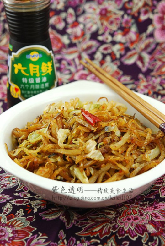 素炒饼的做法