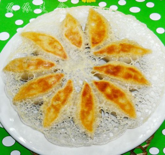 冰花煎饺的做法