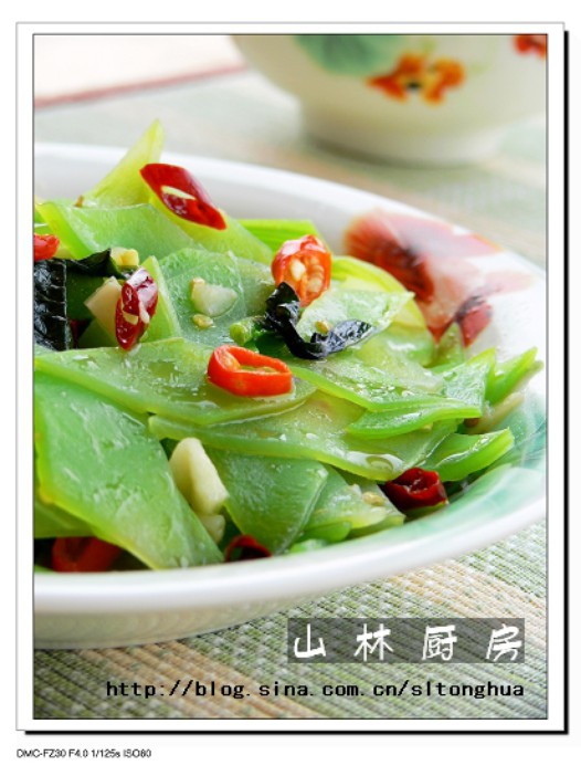清炒莴笋的做法