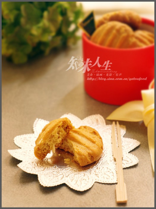 杏仁花生酱饼干的做法