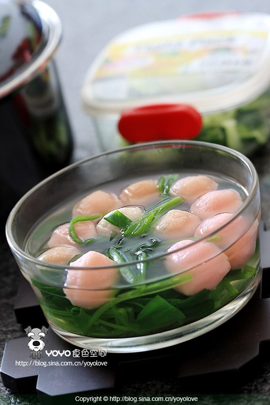菠菜鱼丸汤的做法