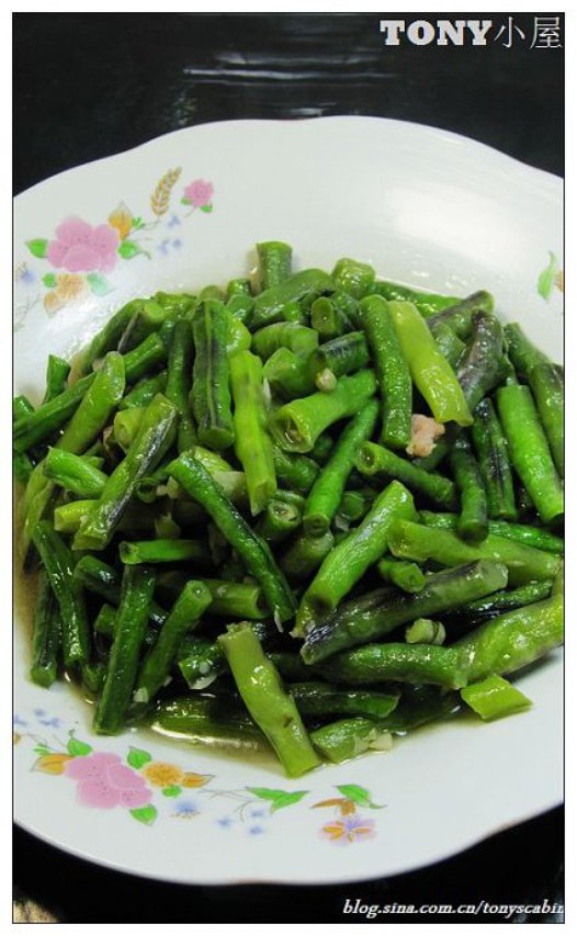 蒜泥炒豇豆的做法