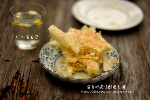 清香柠檬味早餐煎饼的做法