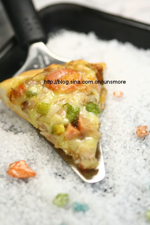 金枪鱼火腿pizza的做法