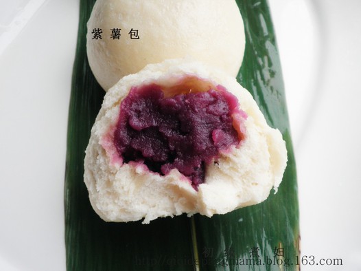 紫薯夹心小馒头的做法