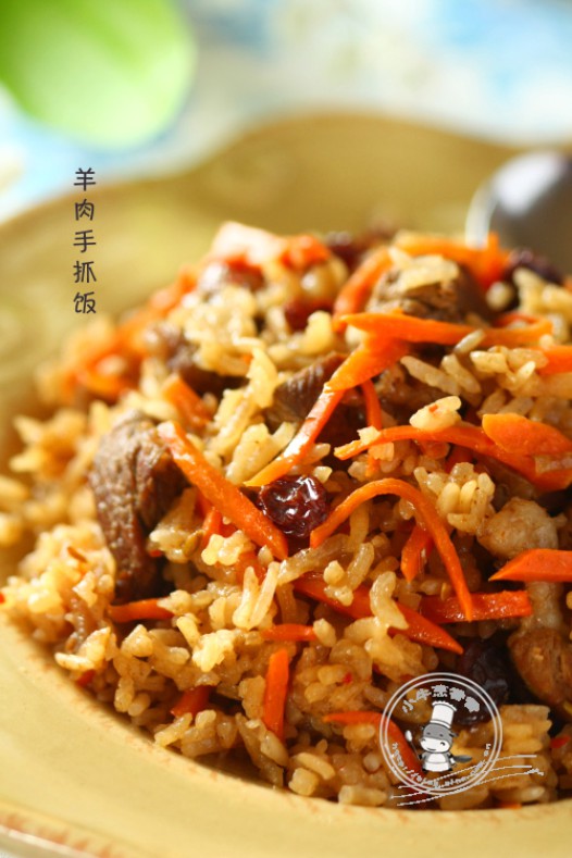 羊肉手抓饭的做法