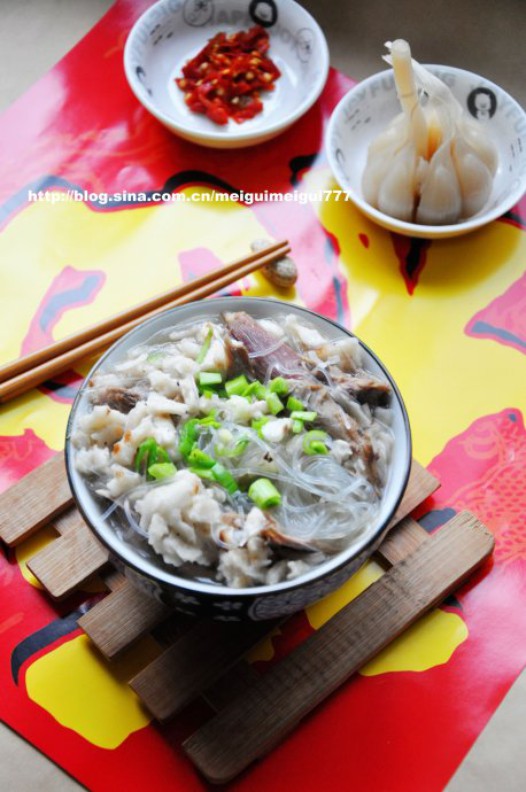 羊肉泡馍的做法