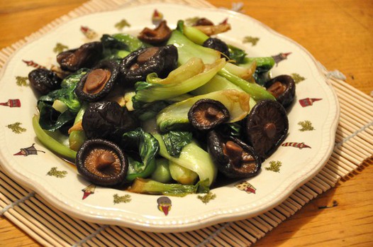 香菇油菜的做法