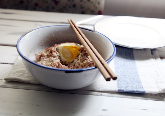 肉饼蒸蛋的做法