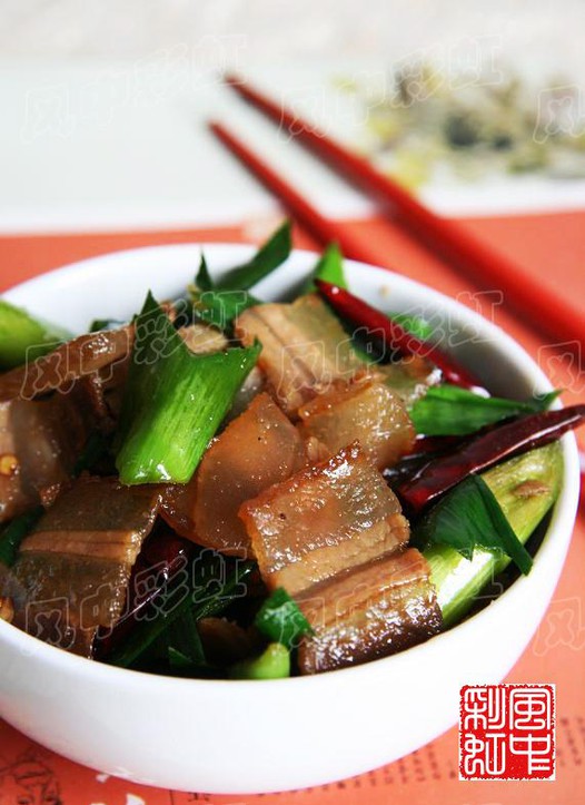 青蒜炒腊肉的做法