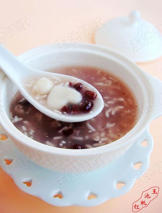红豆米酒小汤圆的做法
