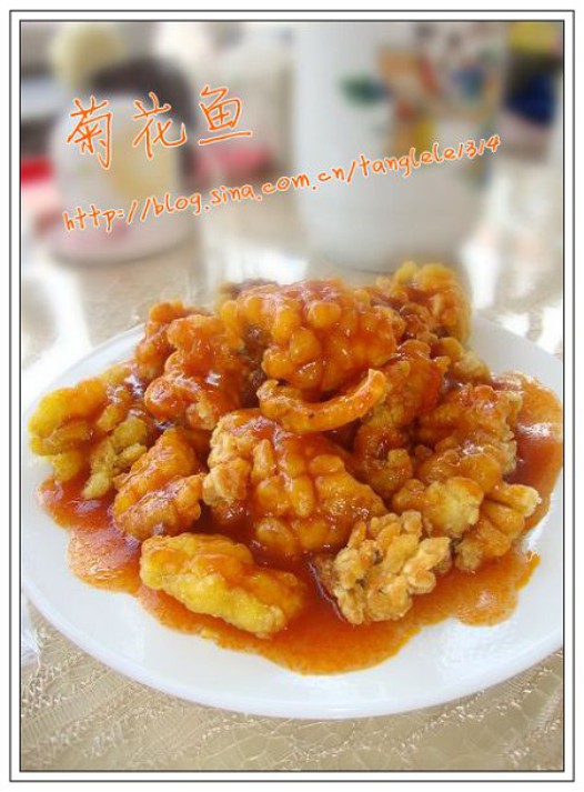糖醋菊花鱼的做法