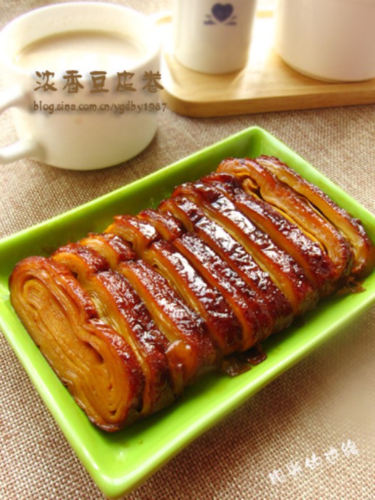 浓香豆皮卷的做法