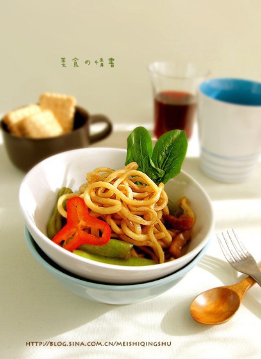 扁豆焖面的做法