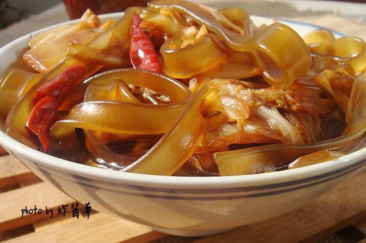大白菜炖粉条的做法