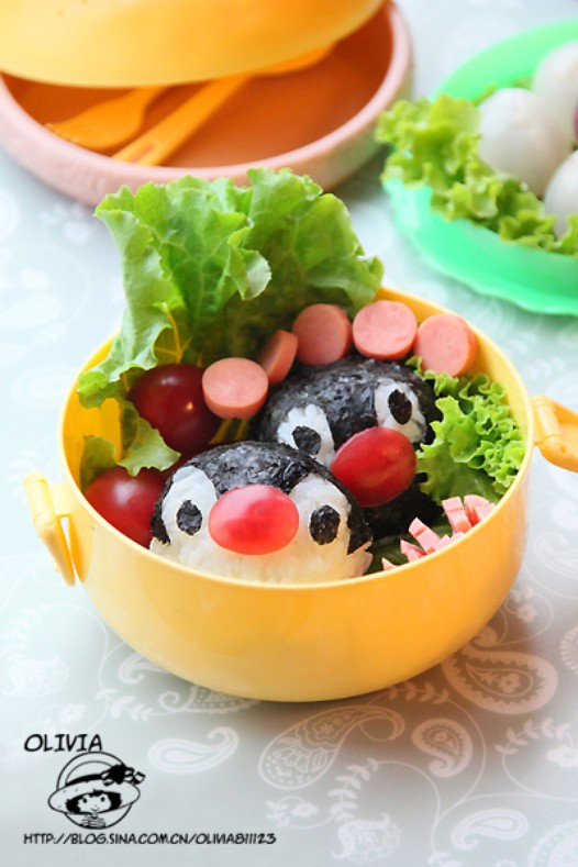 企鹅饭团的做法