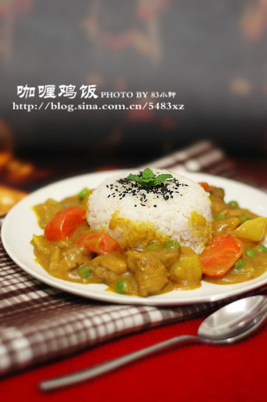 咖喱鸡饭的做法