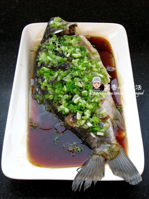豉油清蒸鲫鱼的做法