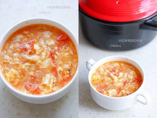 西红柿鸡蛋疙瘩汤的做法