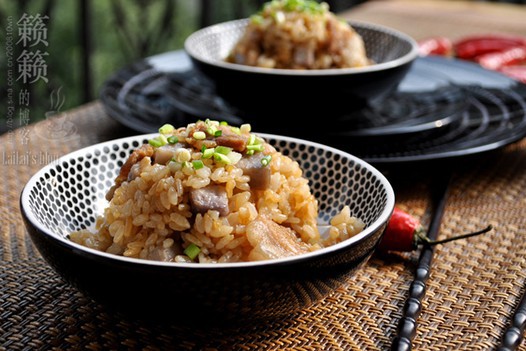 芋头咸干饭的做法