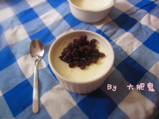 红豆双皮奶的做法