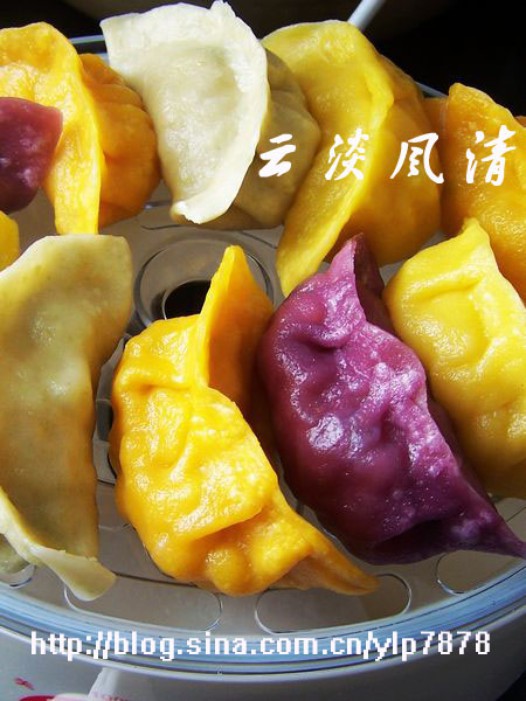 四色玉米虾仁饺的做法