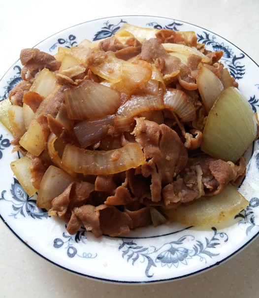 洋葱孜然羊肉片的做法