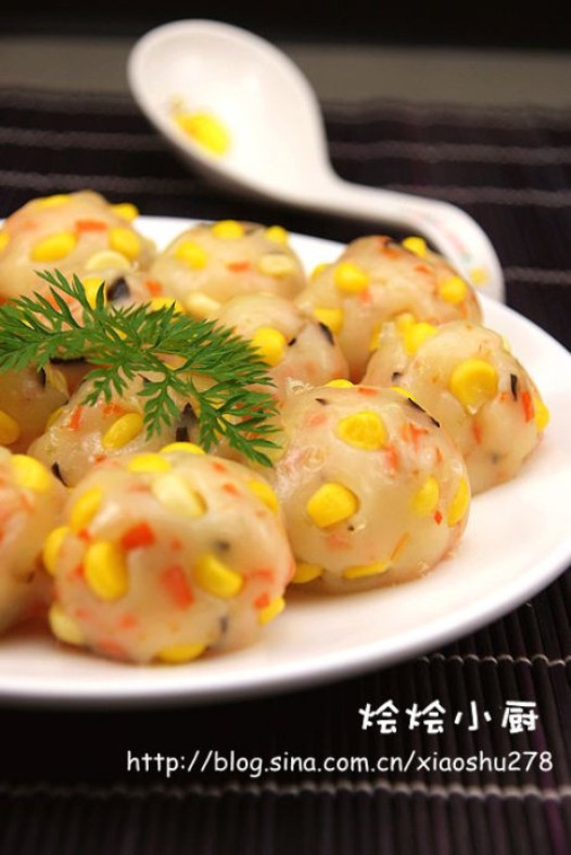 杂蔬丸子的做法