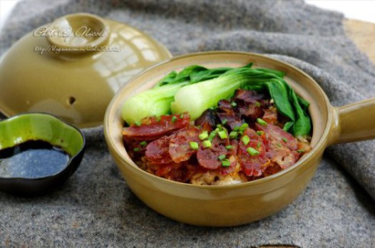 腊味煲仔饭的做法