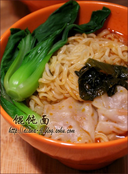 馄饨面的做法