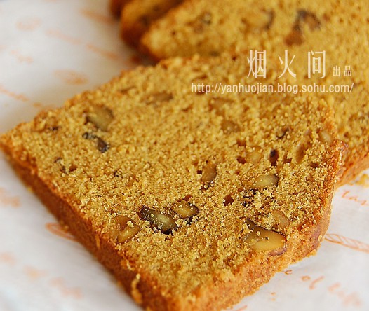 红糖核桃磅蛋糕的做法