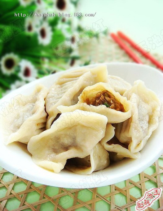 白萝卜牛肉水饺的做法