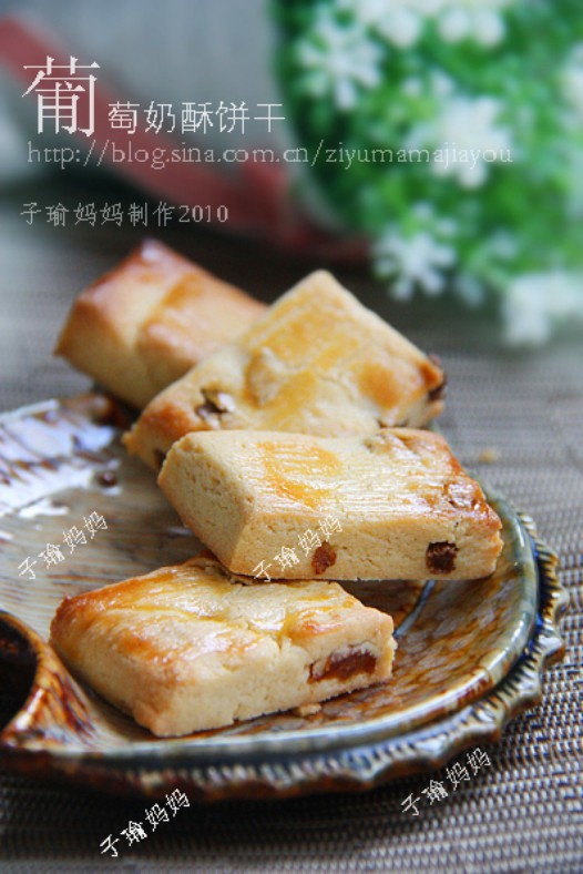 葡萄奶酥饼干的做法