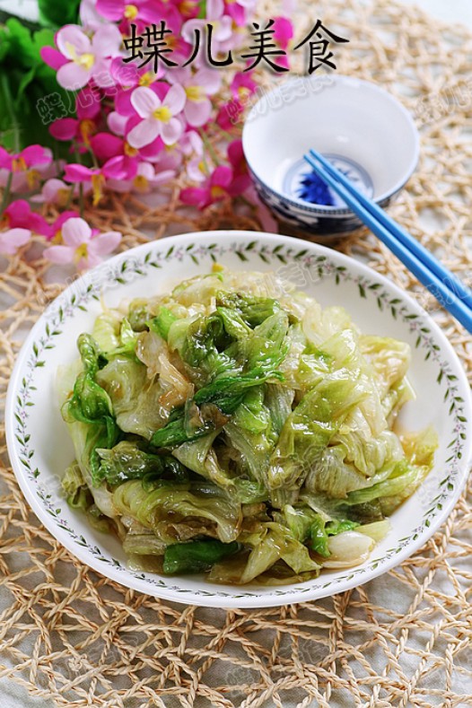 蚝油生菜的做法