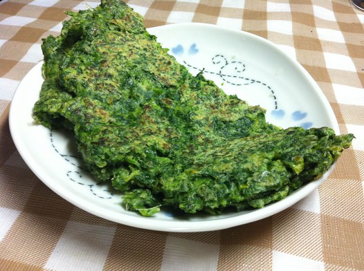 芹菜叶饼的做法