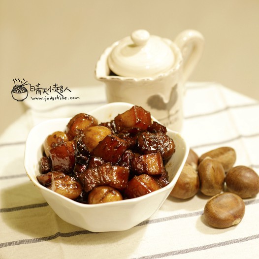 板栗烧肉的做法
