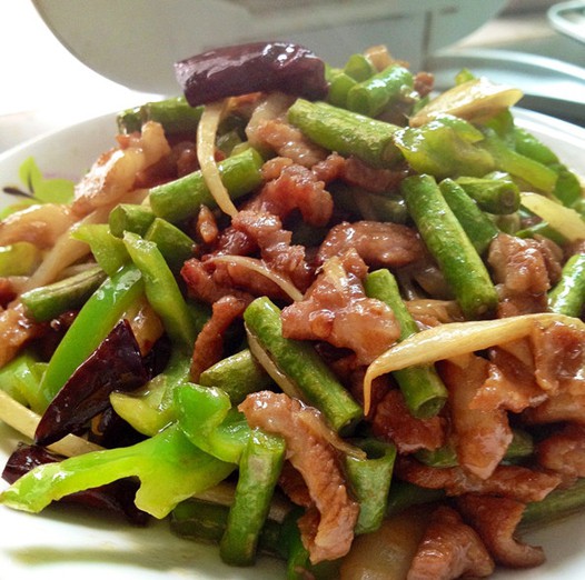 豇豆肉丝的做法