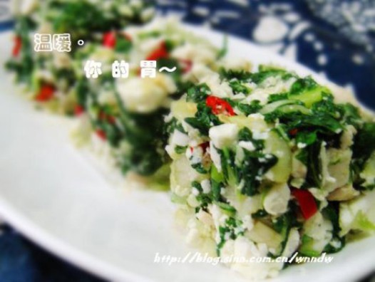 咸蛋白下饭菜的做法