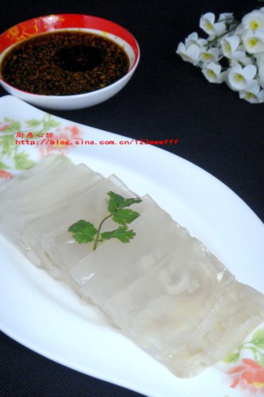 水晶肉皮冻的做法