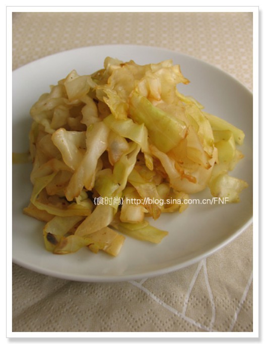 老干妈豆豉圆白菜的做法