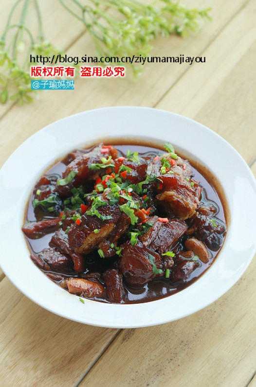 牛筋炖牛腩的做法