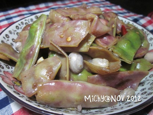 辣炒油豆角的做法