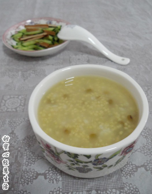 山西小米绿豆粥的做法