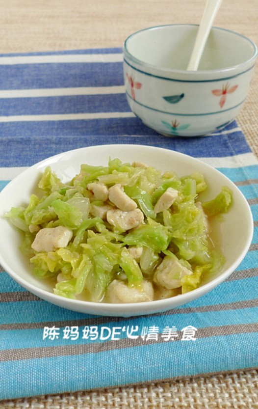 白菜炖豆腐的做法
