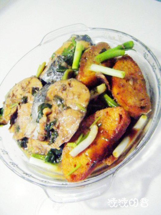 鲅鱼烩饼子的做法