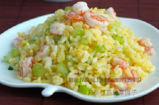 虾仁蛋炒饭的做法