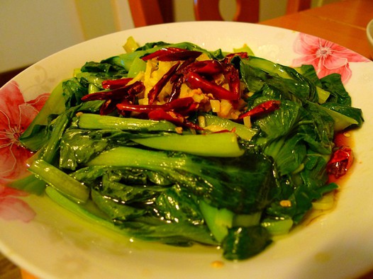 白灼小油菜的做法